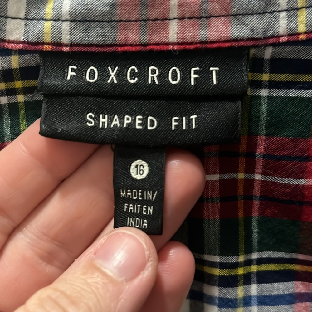 Plaid button down - Picture 2 of 4